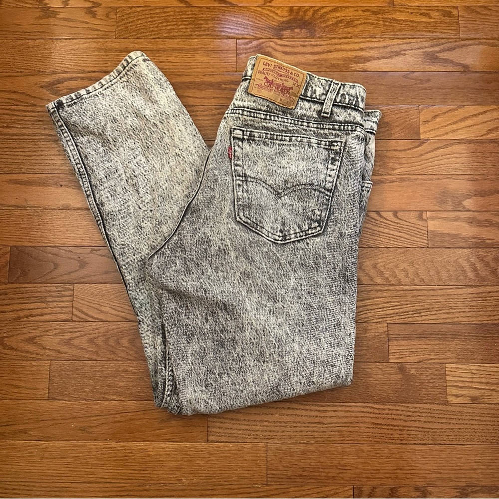 Vintage 80’s Levi's 506 acid wash denim jeans Made in USA 506-0550